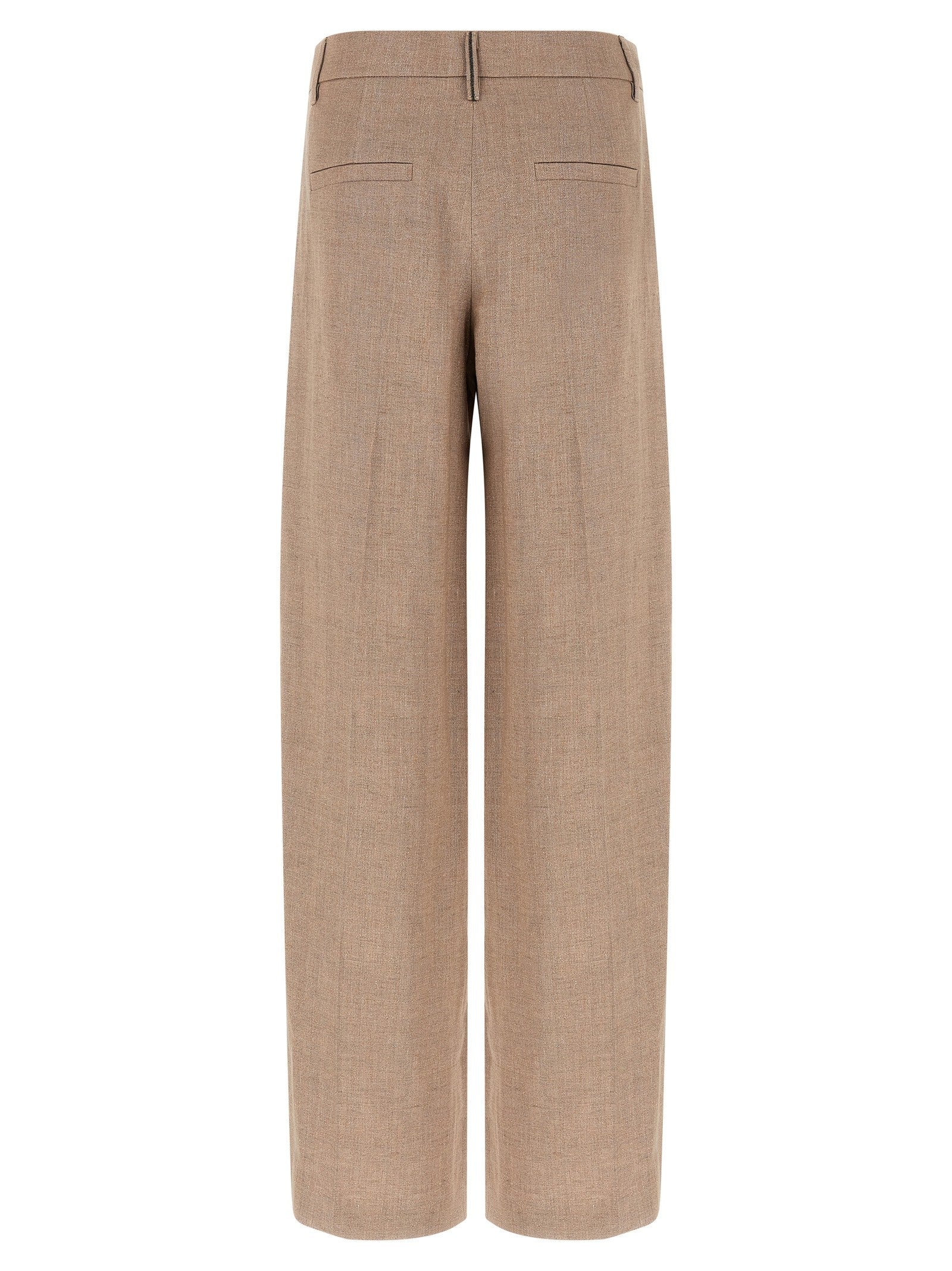 Brunello Cucinelli Loose Pleated Pants Blue