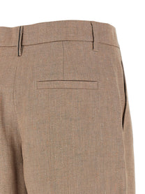 Brunello Cucinelli Loose Pleated Pants Blue
