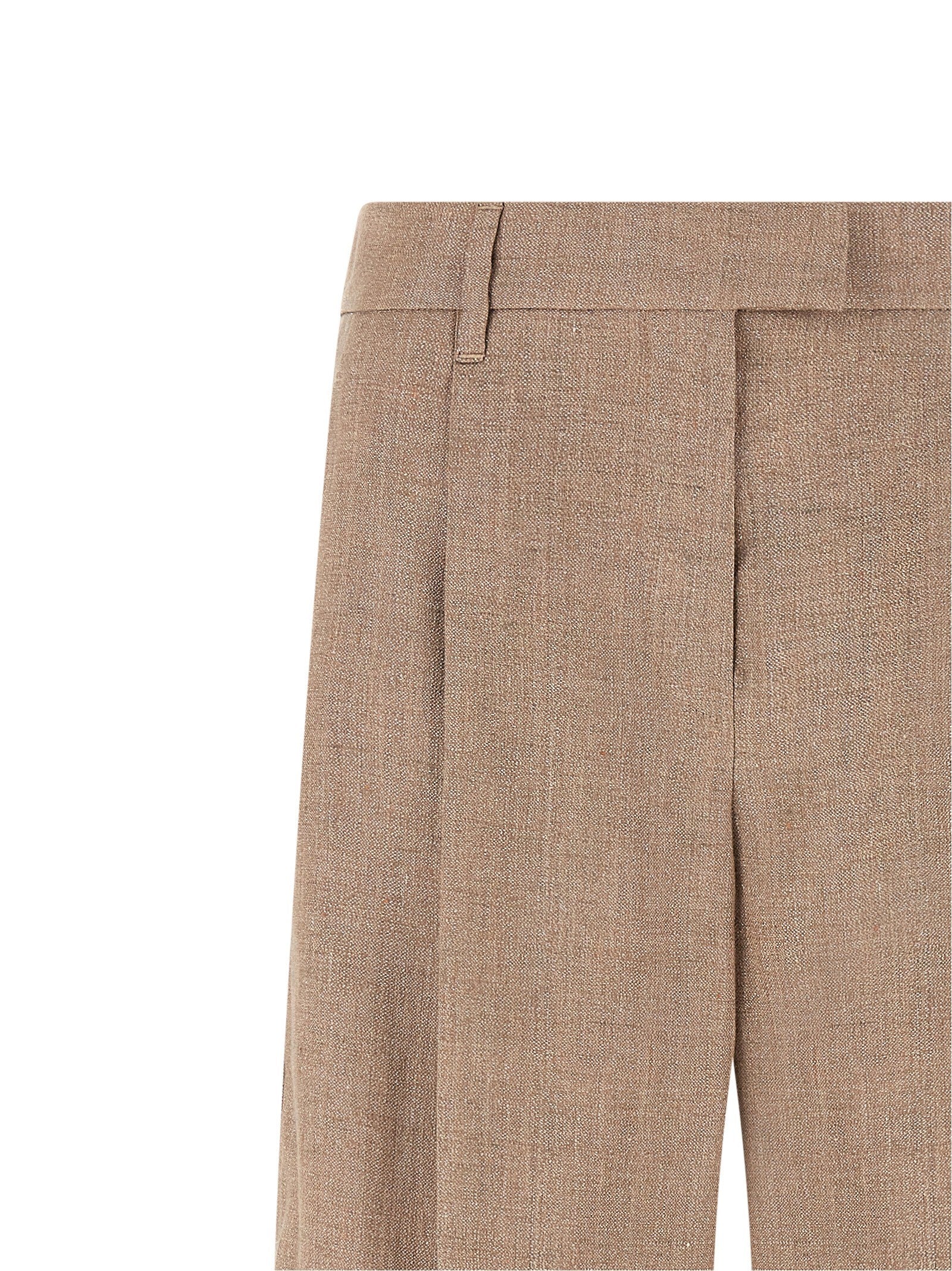 Brunello Cucinelli Loose Pleated Pants Blue