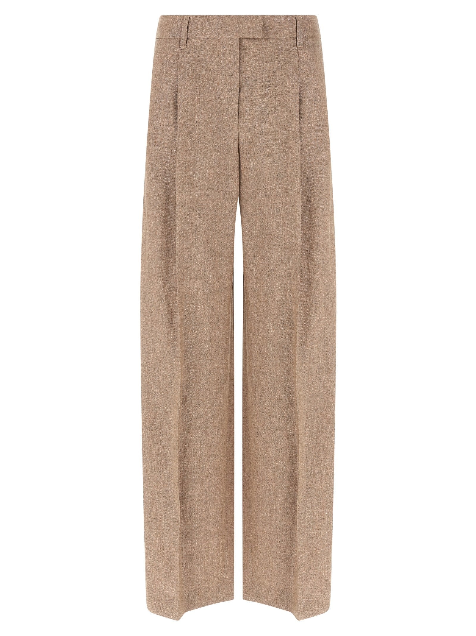 Brunello Cucinelli Loose Pleated Pants Blue
