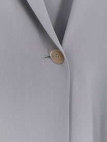 Alysi Women's Loose Silk Blazer Grey