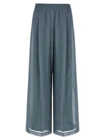 Brunello Cucinelli Loose Track Pants Blue