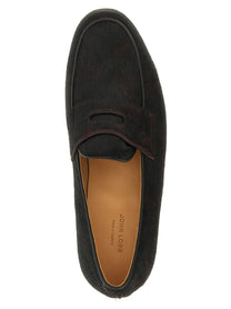 John Lobb Lopez Bristle Hide Loafers Brown