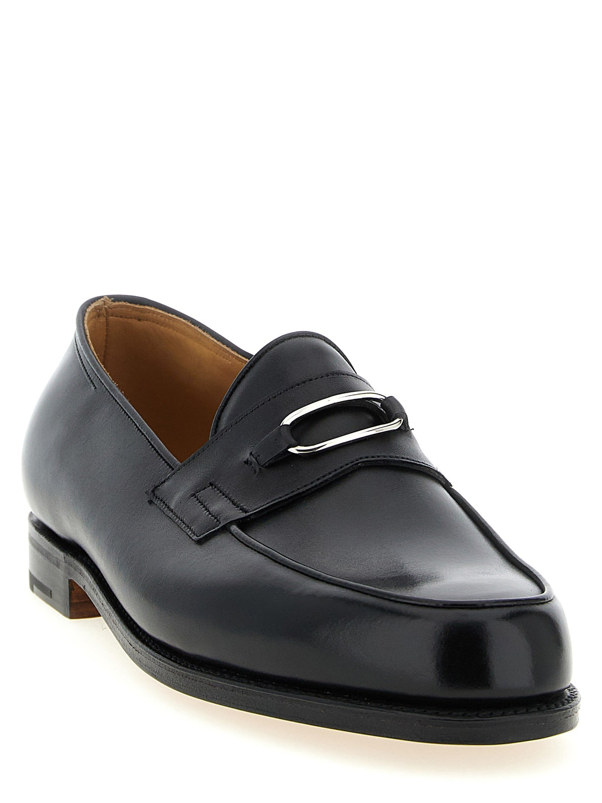 John Lobb Lopez Ring Loafers Black