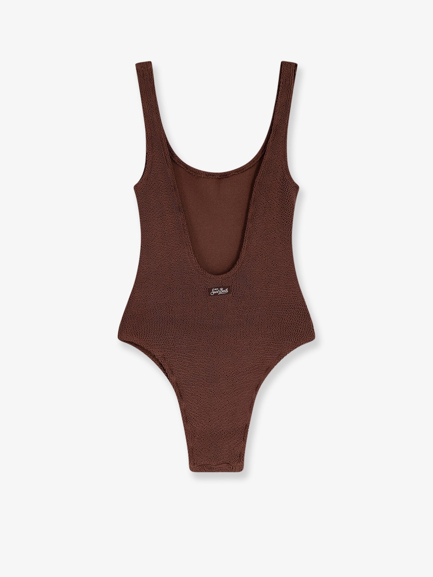 Mc2 Saint Barth Women's Lora Crinkle One Piece Blue