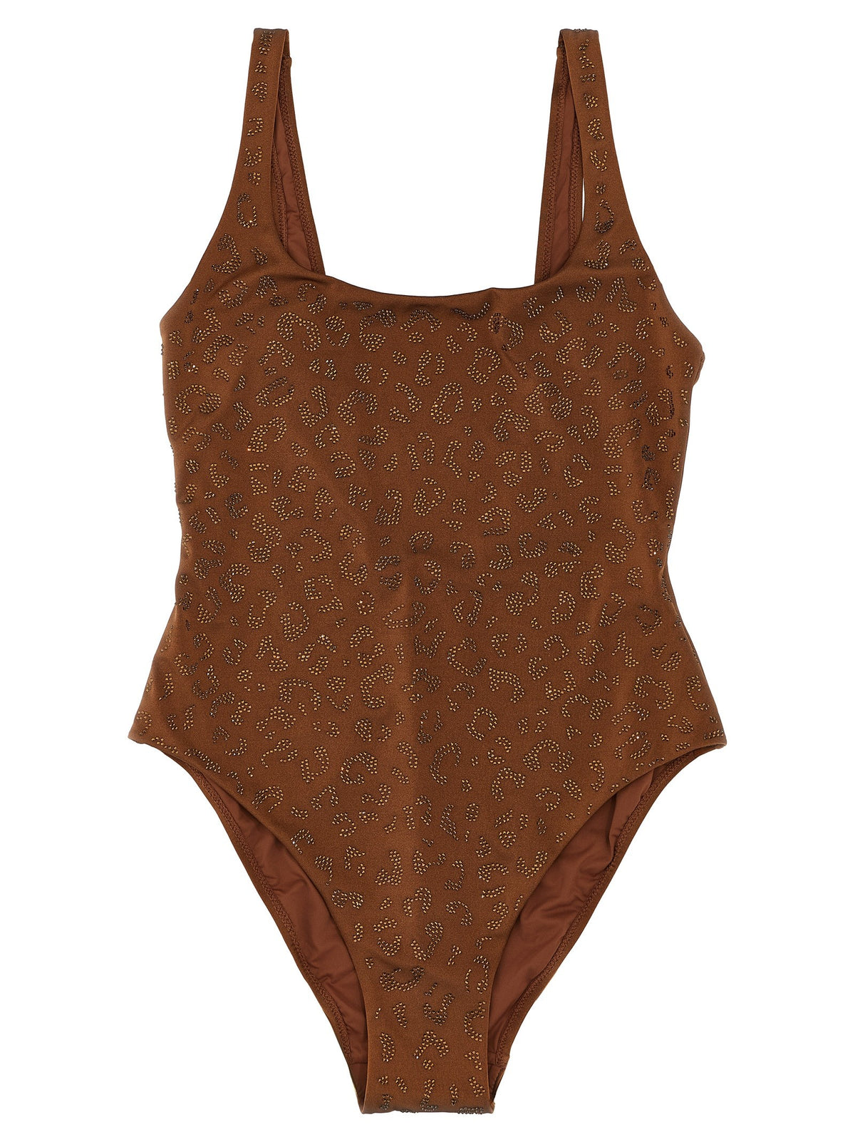 Mc2 Saint Barth Lora One Piece Swimsuit Brown
