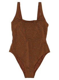 Mc2 Saint Barth Lora One Piece Swimsuit Brown