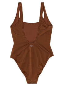 Mc2 Saint Barth Lora One Piece Swimsuit Brown