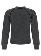 Isabel Marant Étoile Loriby Knit Sweatshirt Grey, view 2