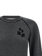 Isabel Marant Étoile Loriby Knit Sweatshirt Grey, view 3
