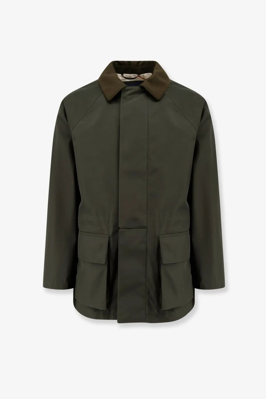 Loro Piana Mens Horsey Jacket Tea Leaves olive green waxed cotton field jacket