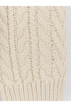 Loro Piana Men's Schooner Sweater in Cashmere and Abaca Blend Beige, view 3