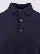 Loro Piana Men's Wish Virgin Wool Polo Shirt TOTAL ECLIPSE, view 3
