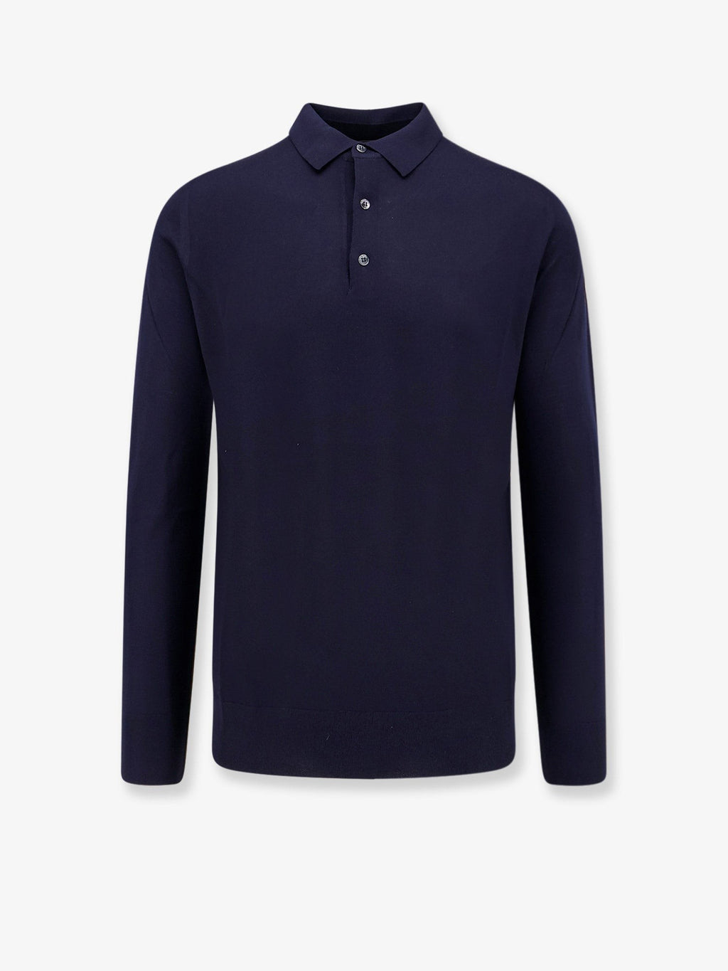 Loro Piana Men's Wish Virgin Wool Polo Shirt TOTAL ECLIPSE
