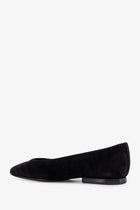 Loro Piana Women's Primula Suede Ballerinas Black, view 3