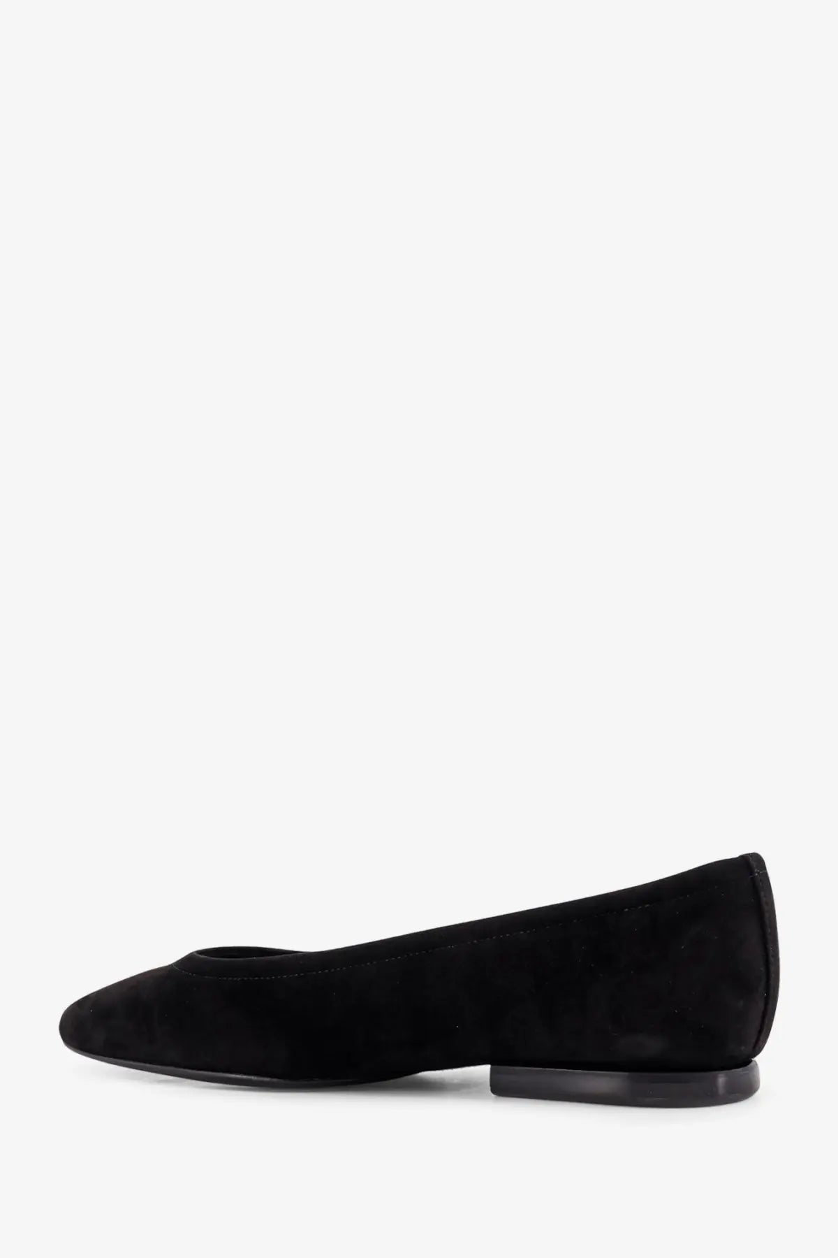 Loro Piana Women's Primula Suede Ballerinas Black, view 3