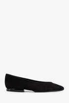 Loro Piana Women's Primula Suede Ballerinas Black