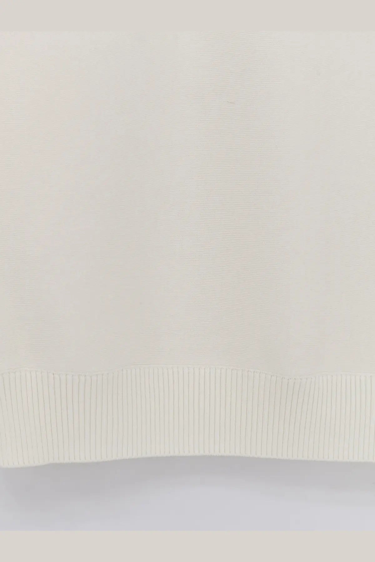 Loro piana women’s siena sweater in cream ribbed silk and cotton knit with soft textured finish