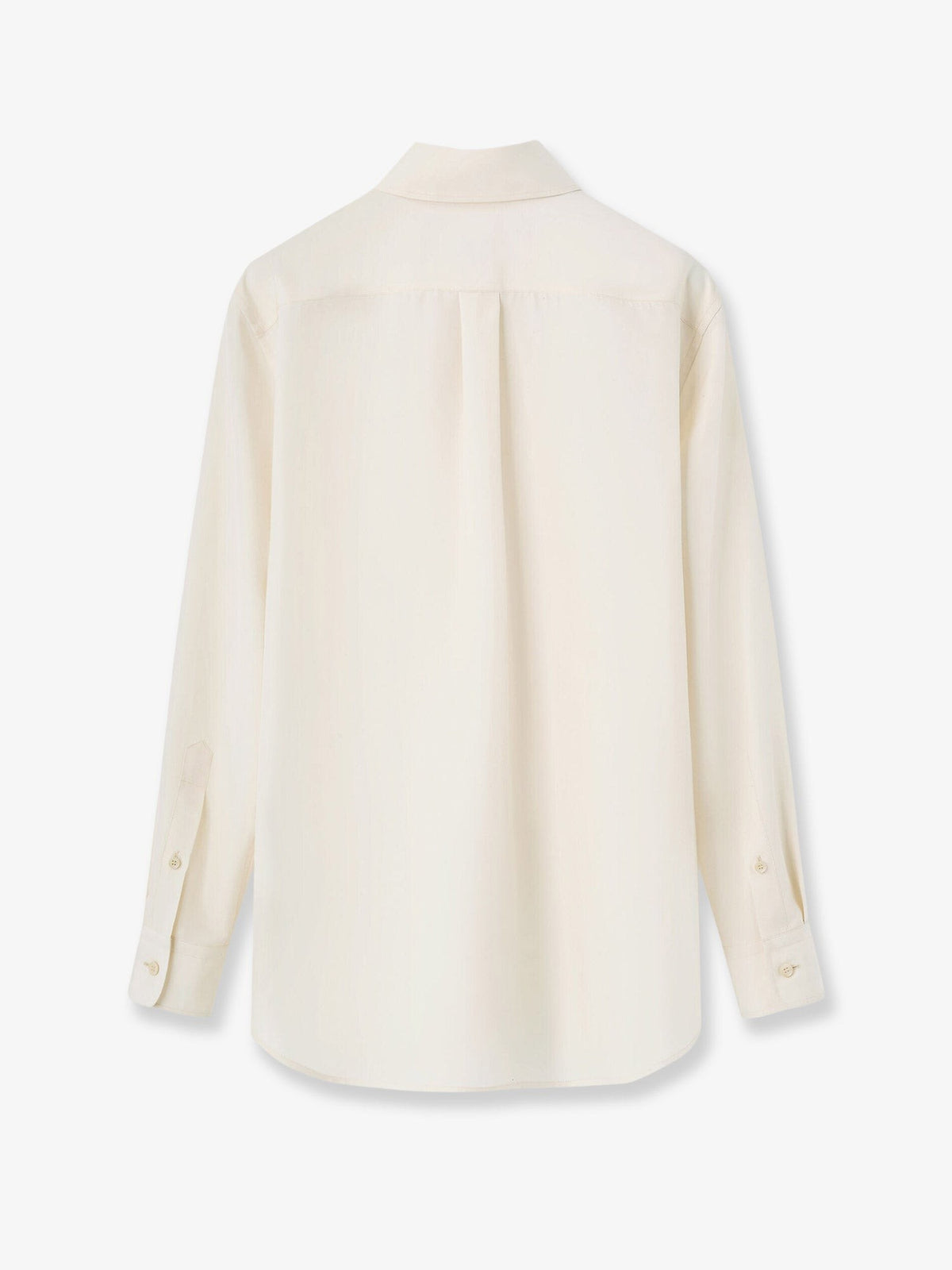 Loro Piana Women's Thea Silk Shirt White, view 2