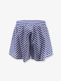 Lavi Women's Lory Cotton Blend Shorts Blue