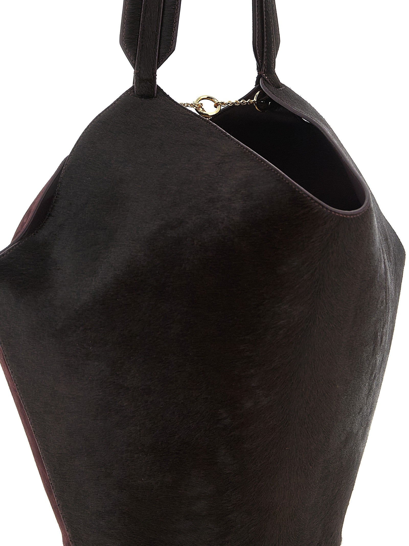 Khaite Lotus Small Shopping Bag Red