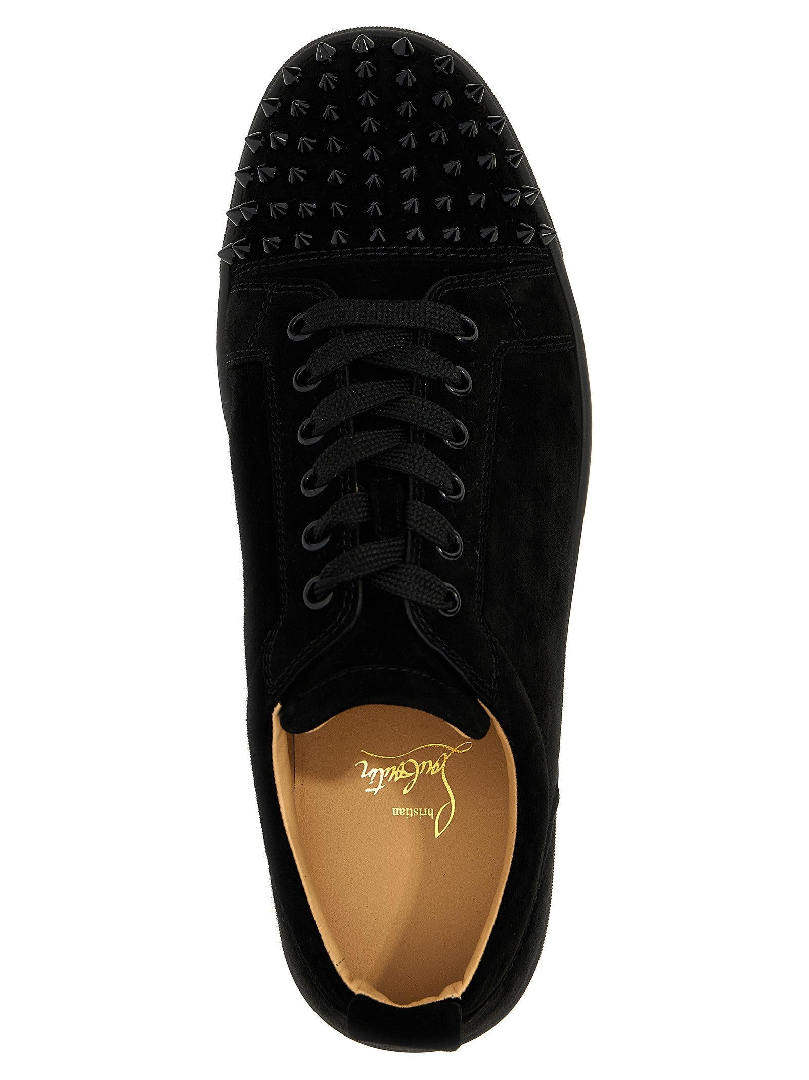 Christian Louboutin Louis Junior Spikes Sneakers Black