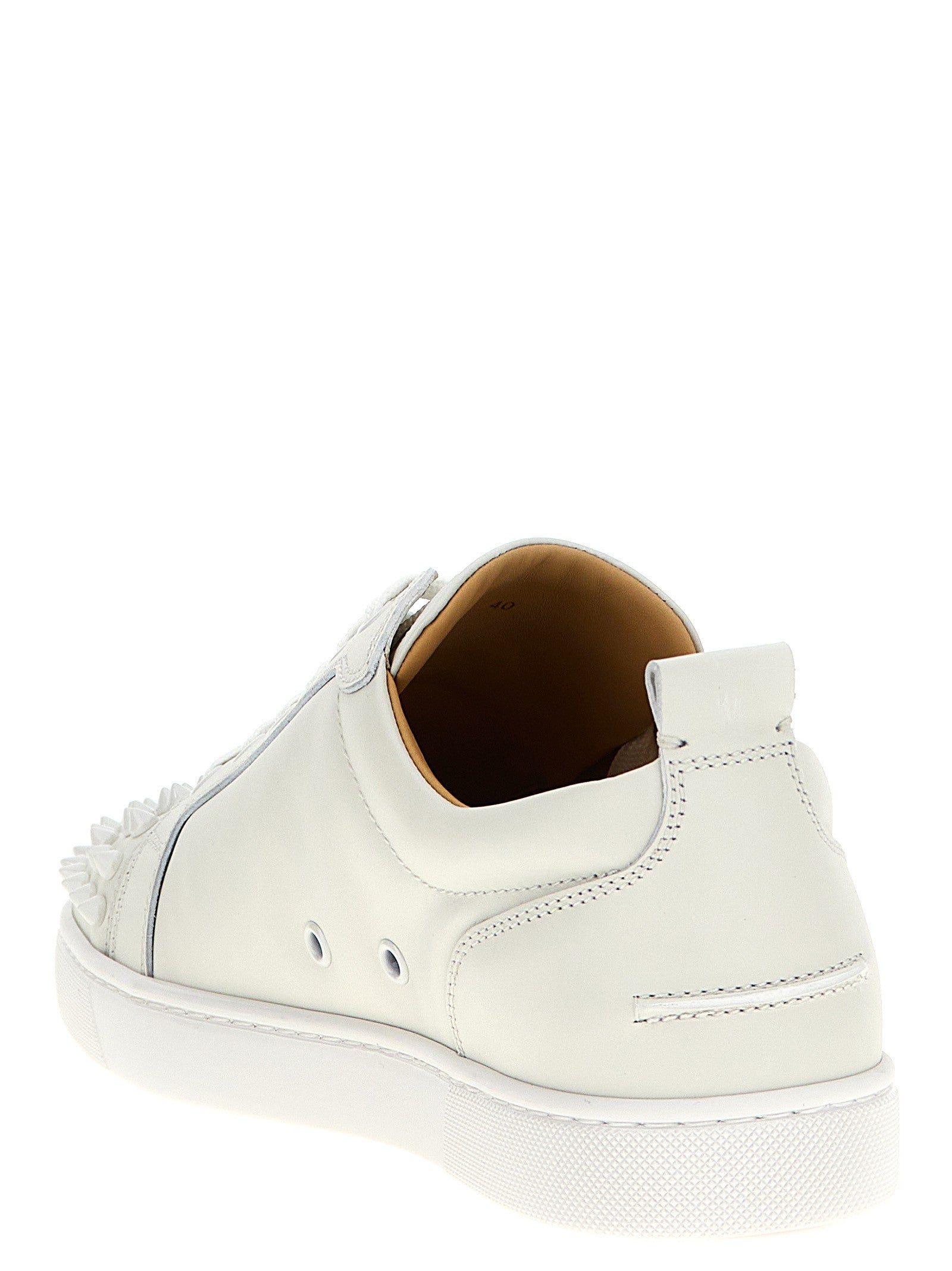Christian Louboutin Louis Junior Spikes Sneakers White