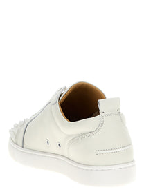 Christian Louboutin Louis Junior Spikes Sneakers White