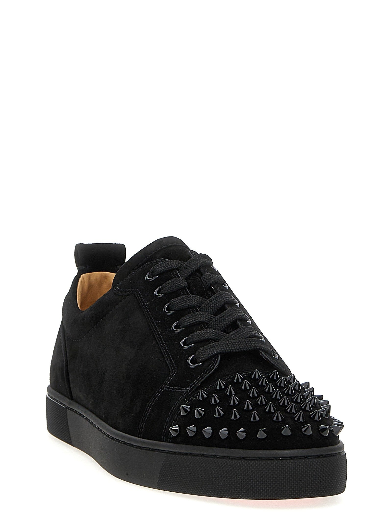 Christian Louboutin Louis Junior Spikes Sneakers Black