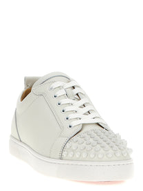 Christian Louboutin Louis Junior Spikes Sneakers White