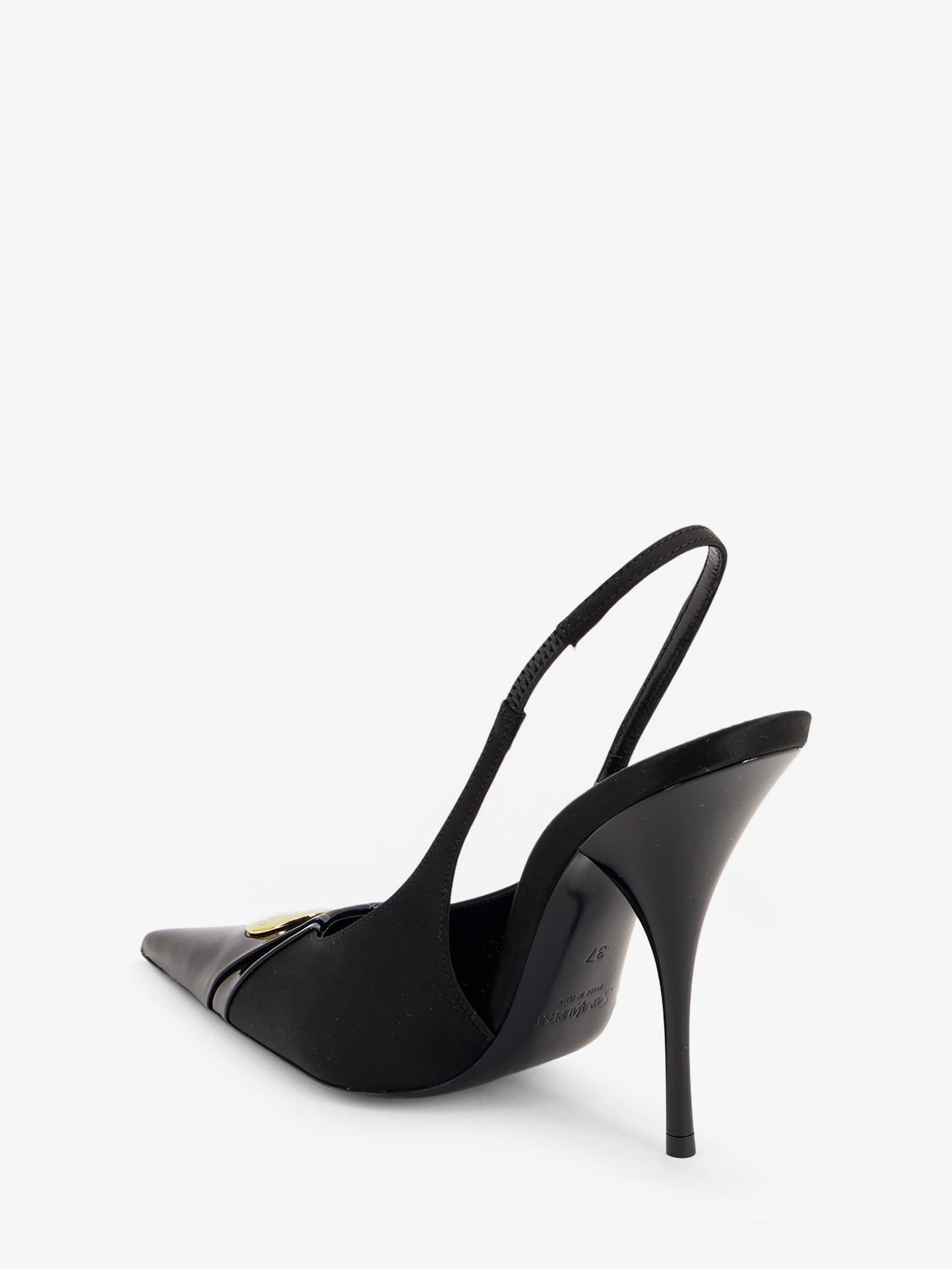 Saint Laurent Women's Louis Patent Leather Pumps Black