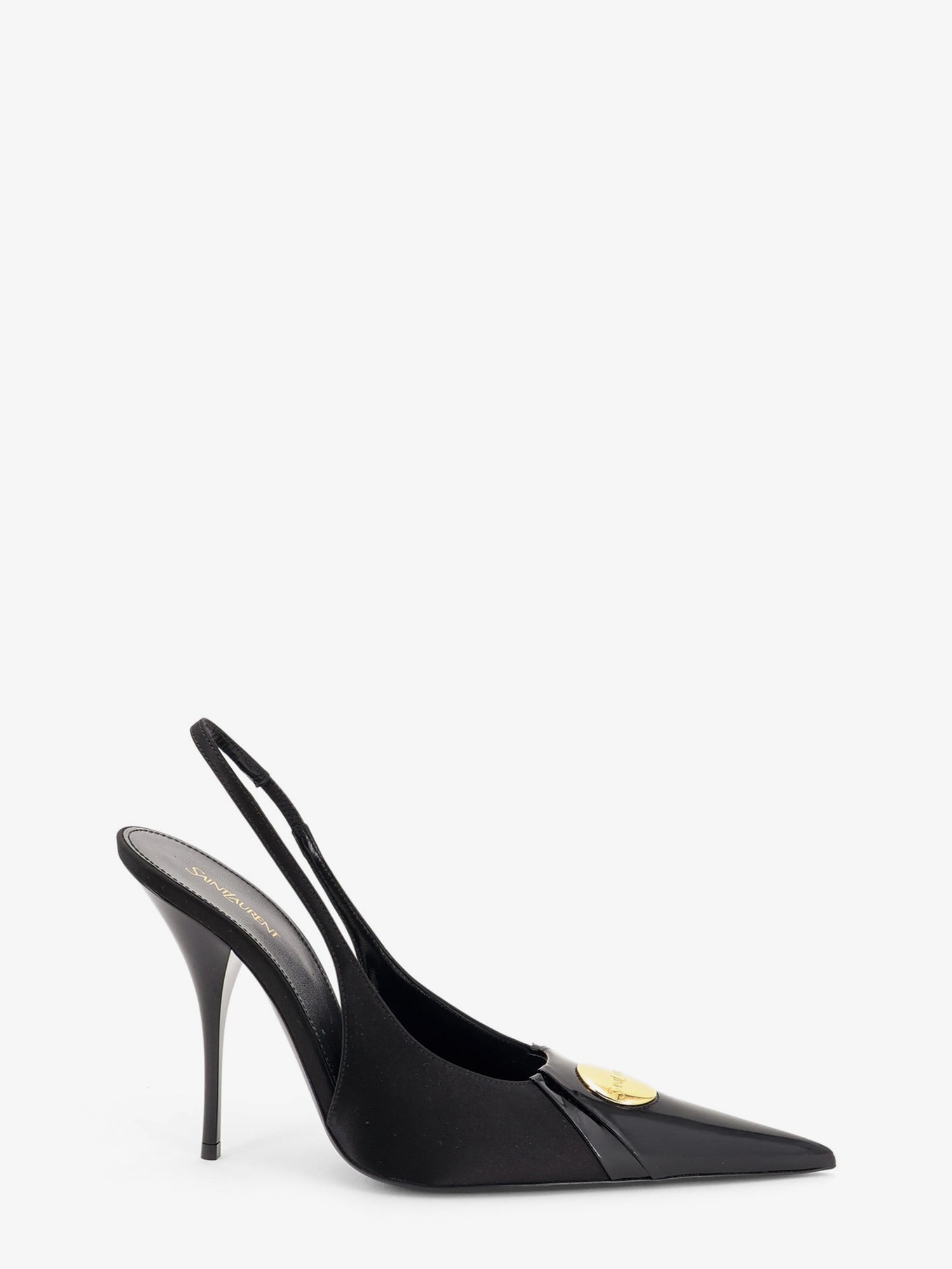 Saint Laurent Women's Louis Patent Leather Pumps Black