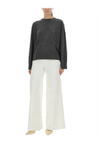 Loulou De Saison Women's Cashmere Sweater Grey, view 2