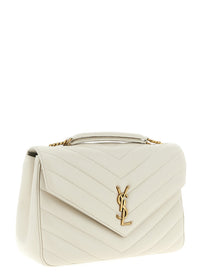 Saint Laurent Loulou Large Shoulder Bag Beige
