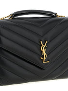 Saint Laurent Loulou Large Shoulder Bag Black