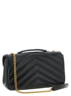 Saint Laurent Loulou Medium Shoulder Bag Black, view 2