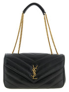 Saint Laurent Loulou Medium Shoulder Bag Black