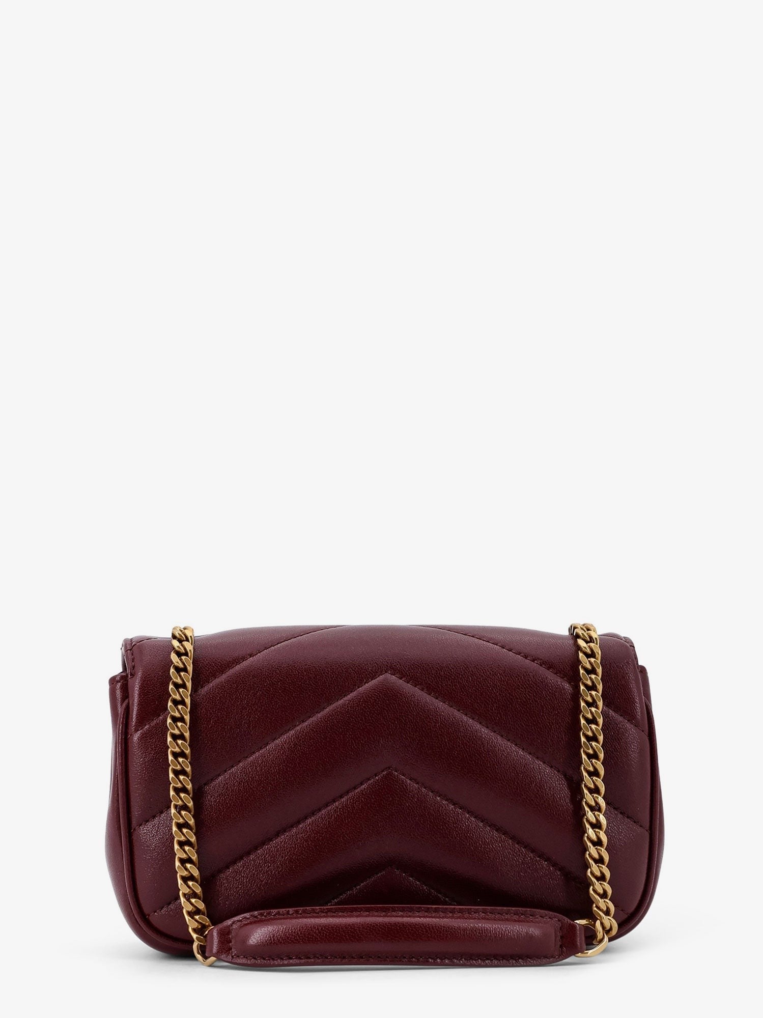 Saint Laurent Women's Loulou Mini Crossbody Bag Red