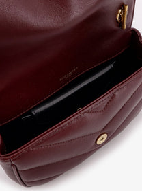 Saint Laurent Women's Loulou Mini Crossbody Bag Red