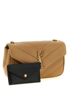 Saint Laurent Loulou Mini Crossbody Bag Beige, view 3