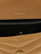 Saint Laurent Loulou Mini Crossbody Bag Beige, view 4