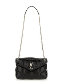 Saint Laurent Women's Loulou Puffer Bag Small Black