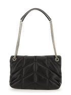 Saint Laurent Women's Loulou Puffer Bag Small Black, view 3