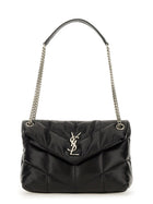 Saint Laurent Women's Loulou Puffer Bag Small Black