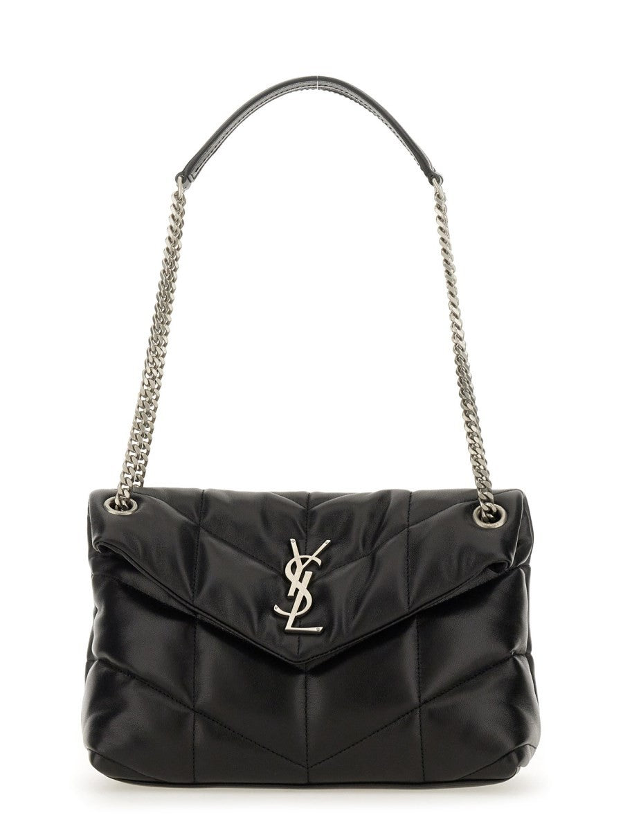 Saint Laurent Women's Loulou Puffer Bag Small Black