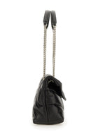 Saint Laurent Women's Loulou Puffer Bag Small Black, view 5