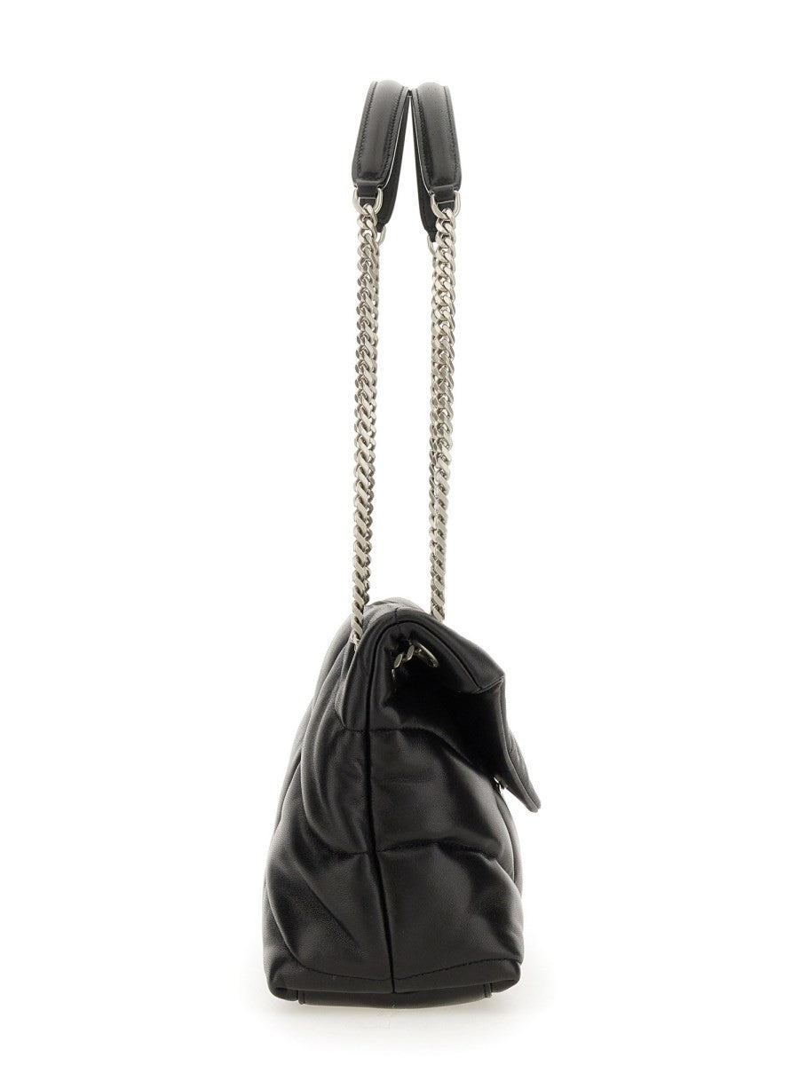 Saint Laurent Women's Loulou Puffer Bag Small Black