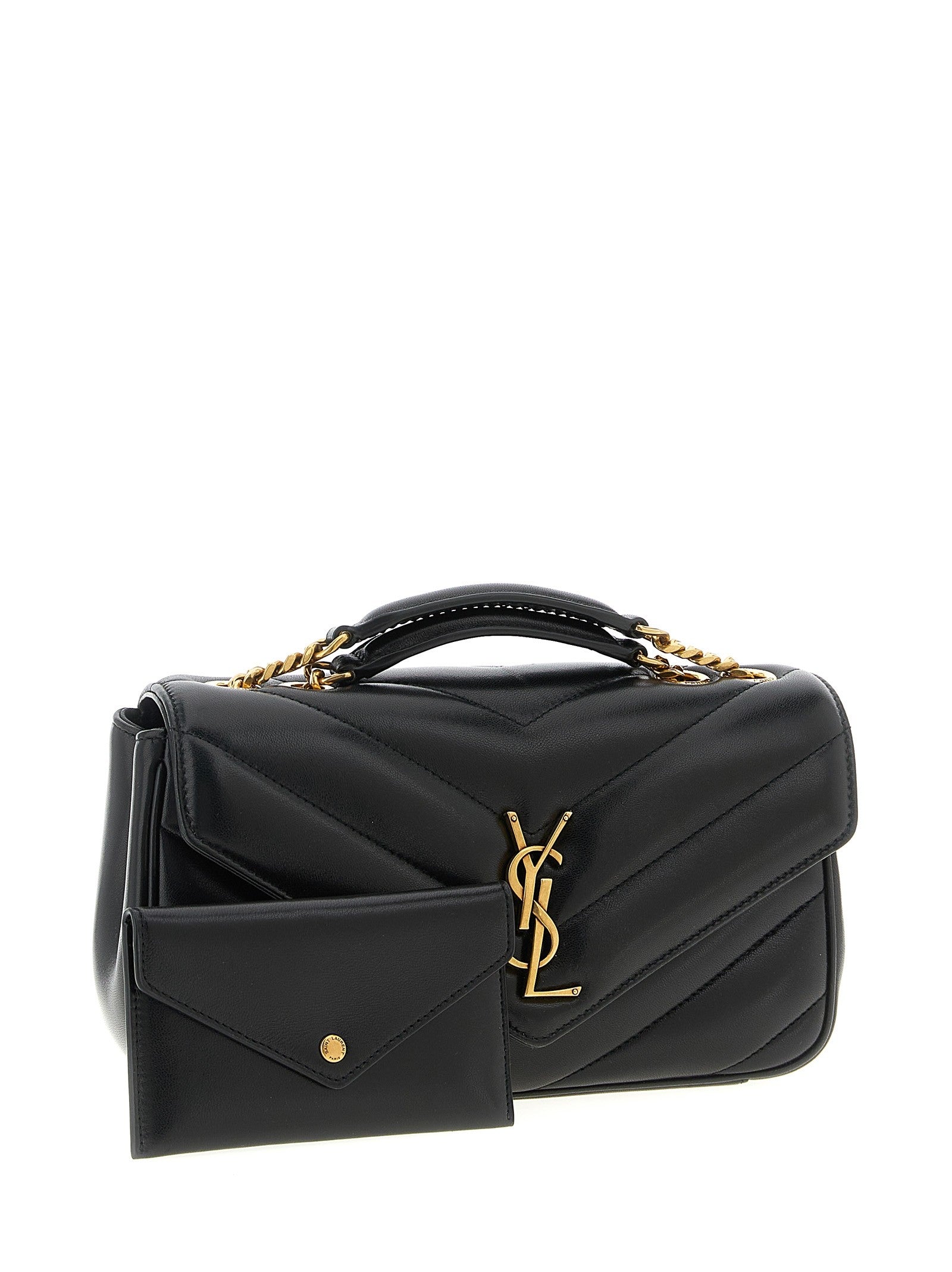 Saint Laurent Loulou Small Shoulder Bag Black