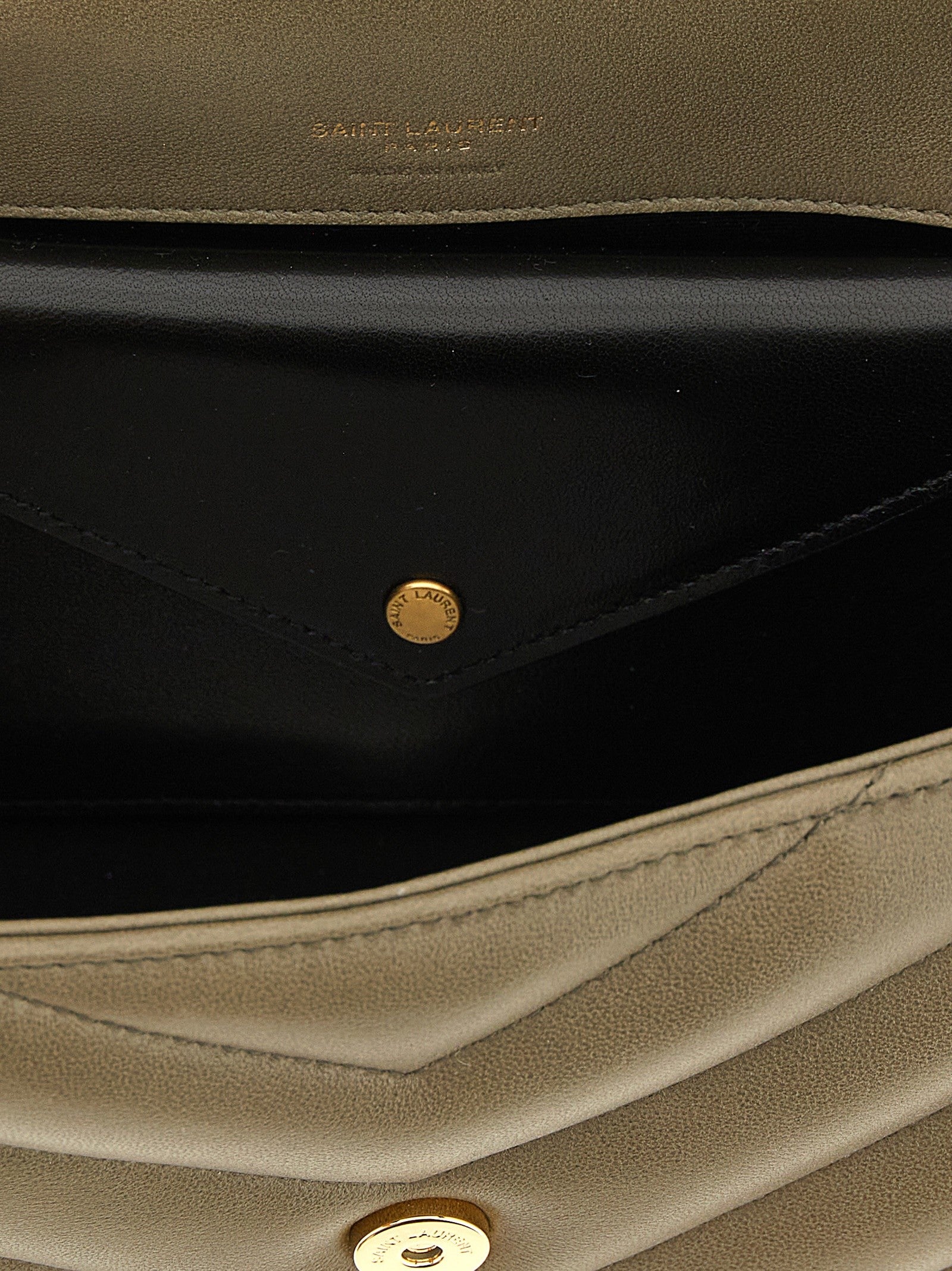 Saint Laurent Loulou Small Shoulder Bag Green