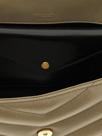 Saint Laurent Loulou Small Shoulder Bag Green